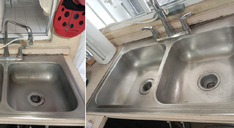 Servicio de desincrustado / pulido de Lavatrastos.